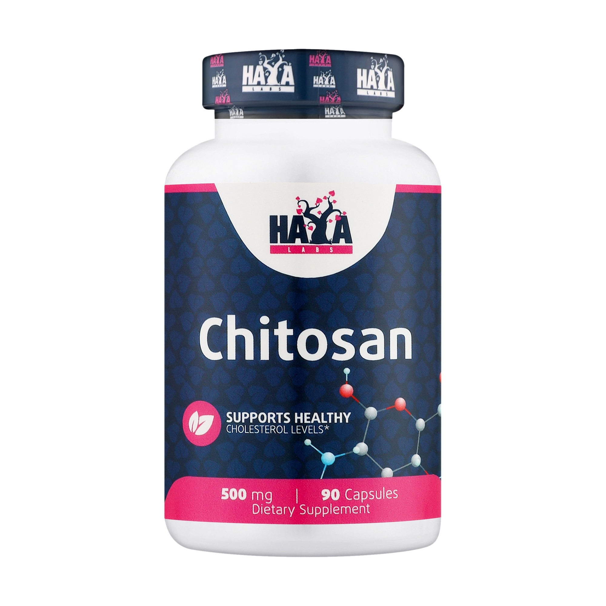 Хітозан Haya Labs Chitosan 500 мг, 90 капсул